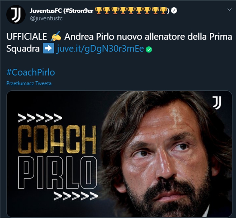 OFICJALNIE! Nowy trener Juventusu!